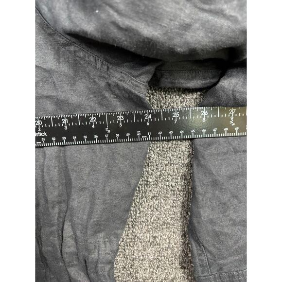 Tommy Bahama Jacket Womens XL Linen Hooded Anorak Full Zip Drawstring Pockets - Picture 10 of 10